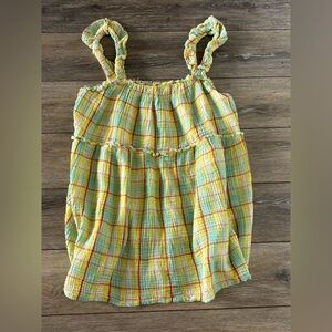 Anthropologie Multicolor Plaid Dress